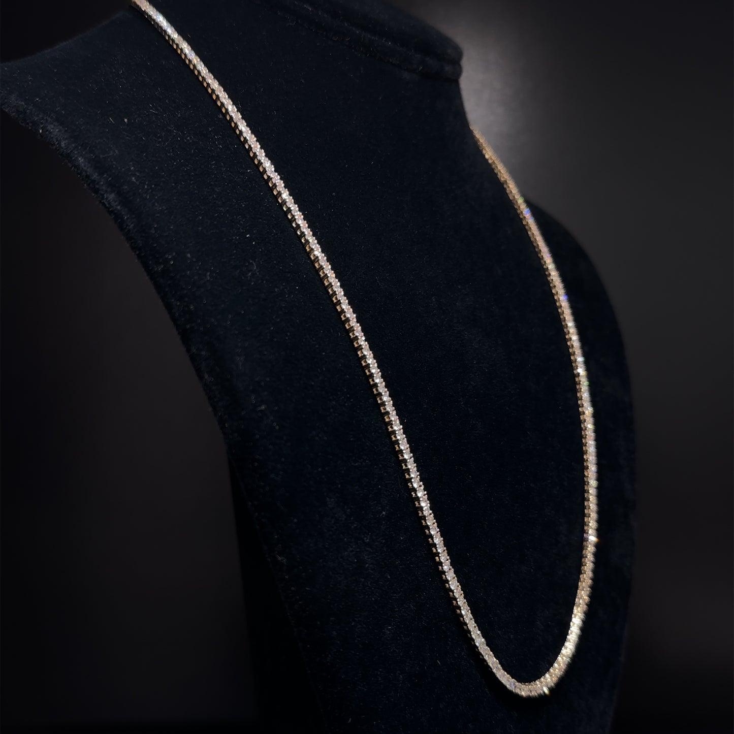 9.00 Carat Tennis Necklace