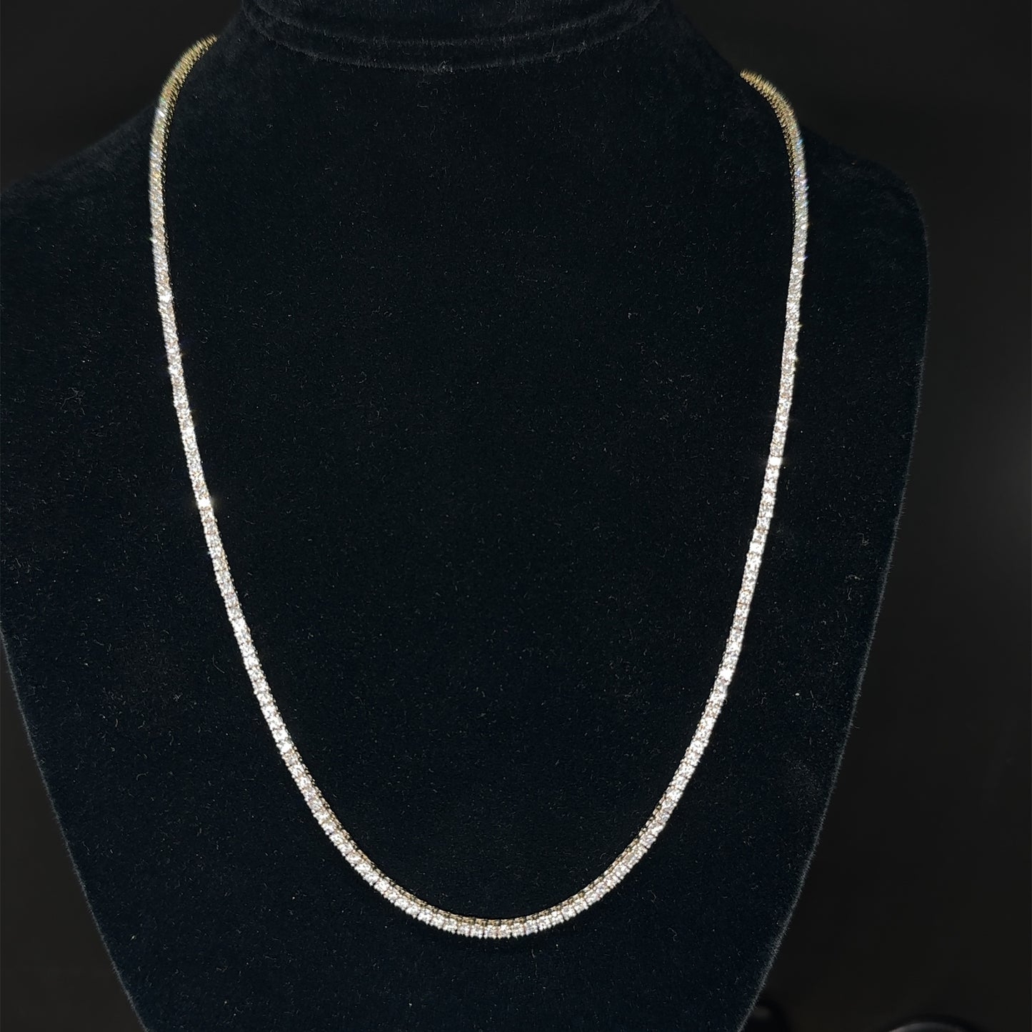 9.00 Carat Tennis Necklace
