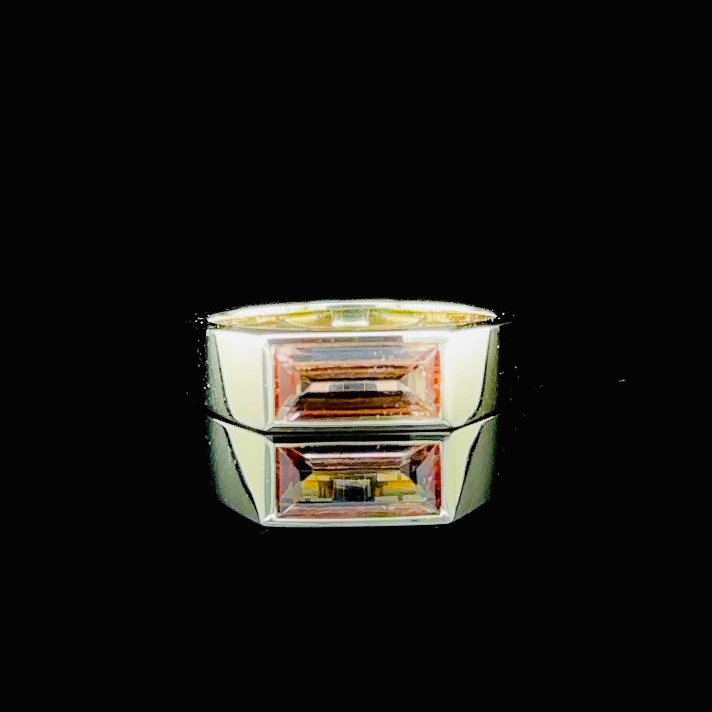 Tourmaline Signet Ring - 14k Yellow Gold