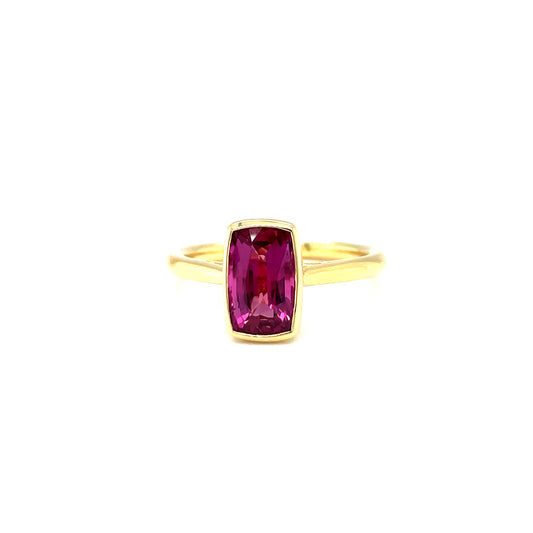 2.05 Carat Ruby Sapphire Ring 18k Gold