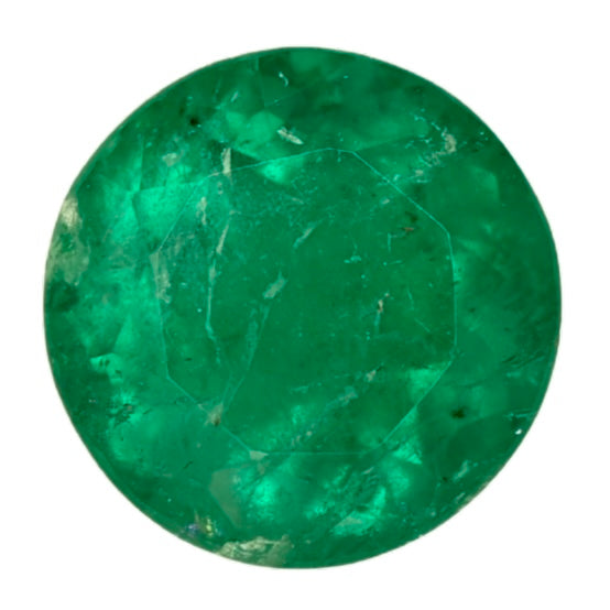 1.09-carat green oval emerald gemstone
