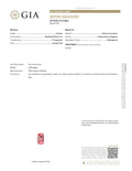 GIA sapphire origin report document with specimen details and results