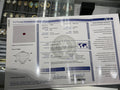 Gemstone report document with ruby ring details and security stamps