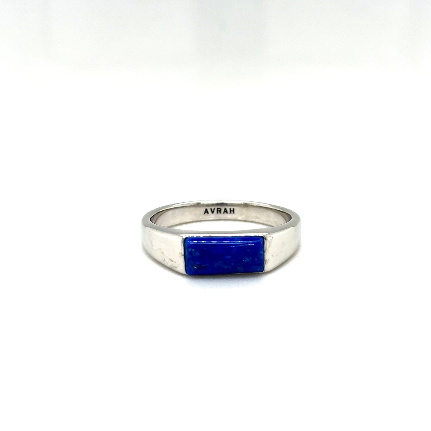 AVRAH - Sterling Silver and Lapis Signet Ring