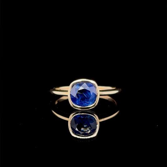 2.00 ct Sapphire Ring 14k Gold