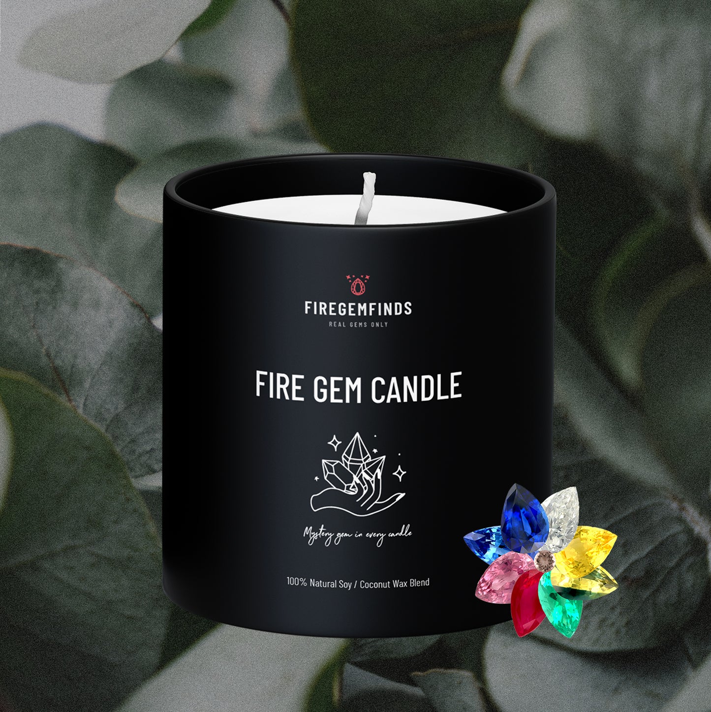 Calming Clarity Mystery Gem Candle