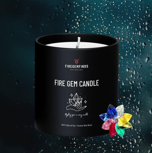 Crystalline Cologne Mystery Gem Candle